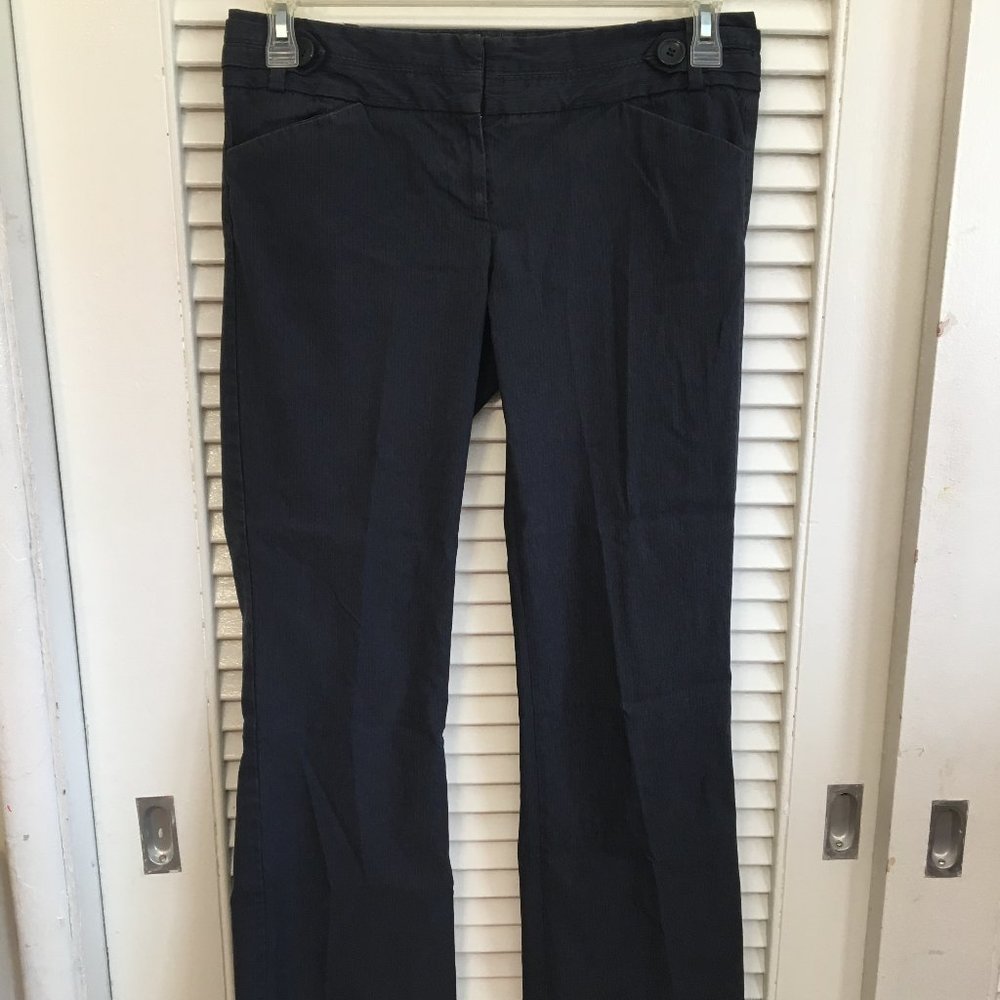 The Limited Exact Stretch Charcoal Pinstripe Pants